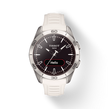 Load image into Gallery viewer, TISSOT T-TOUCH CONNECT SPORT WHITE CERAMIC BEZEL ON WHITE RUBBER