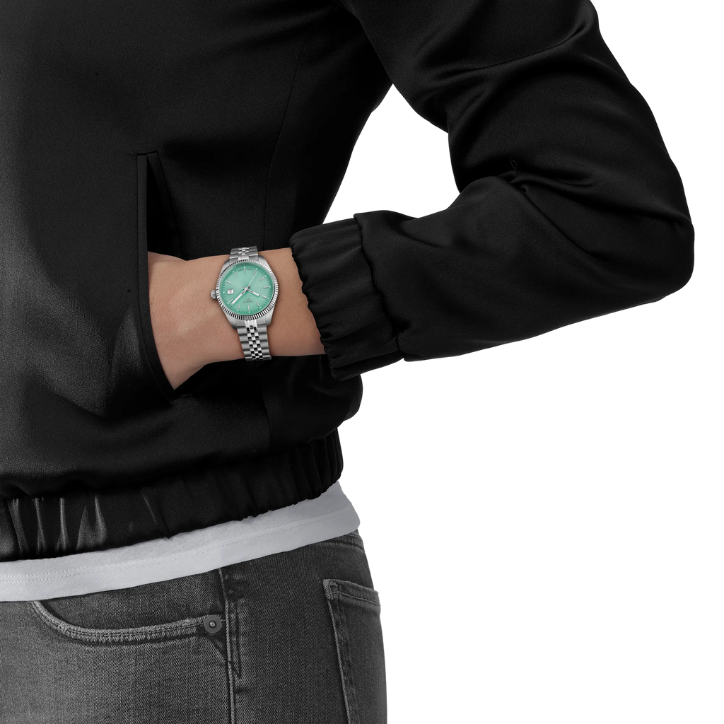 TISSOT BALLADE ICE GREEN QUARTZ 34mm