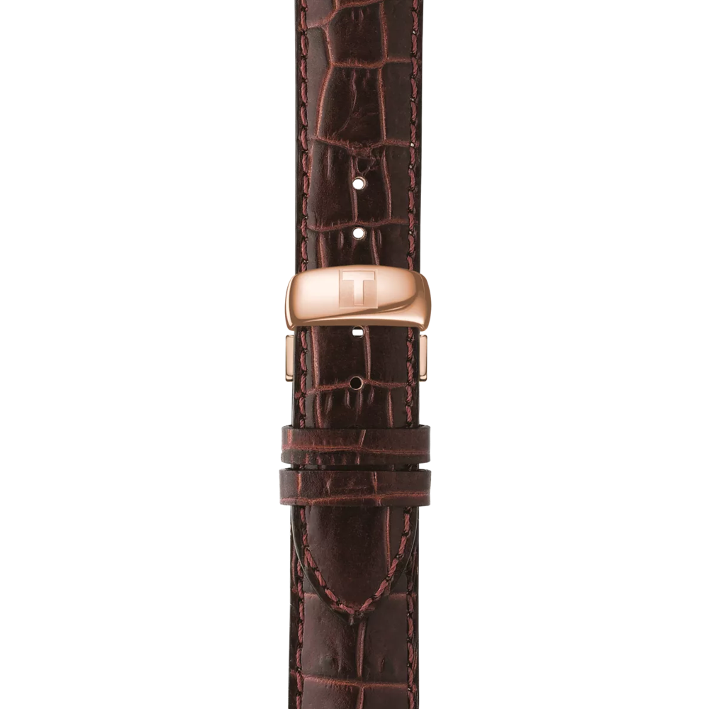 TISSOT LE LOCLE POWERMATIC 80 RG Brown Leather