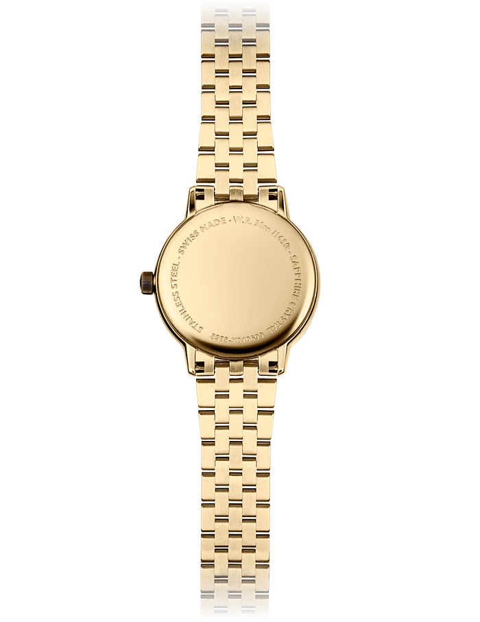 Raymond Weil Toccata Ladies Gold PVD White Dial Quartz Watch, 29 mm