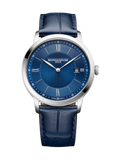 Baume & Mercier Classima 10878 - 40mm Quartz Blue dial on black leather