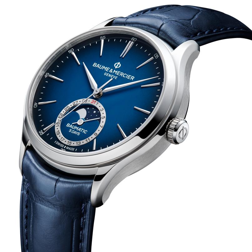 Baume & Mercier Clifton Blue Moon phase date 10756 - 39mm