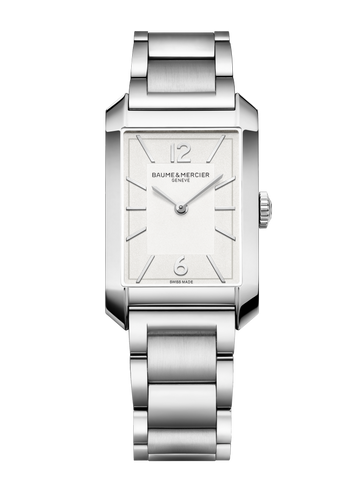Baume & Mercier Hampton White Dial quartz on bracelet 10740