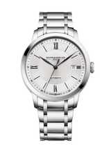Load image into Gallery viewer, Baume &amp; Mercier Classima 10854 -40mm Automatic Silver Dial on Bracelet