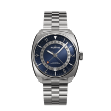 Load image into Gallery viewer, Fortis Vagabond V-40 Blue Dusk on block bracelet Pre-Order