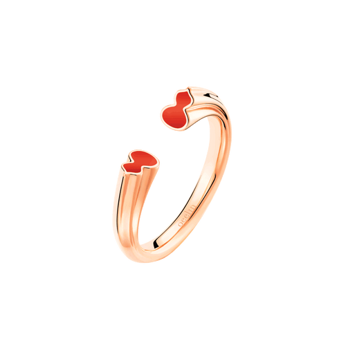 Qeelin Wulu ring in 18K rose gold with HyCeram®