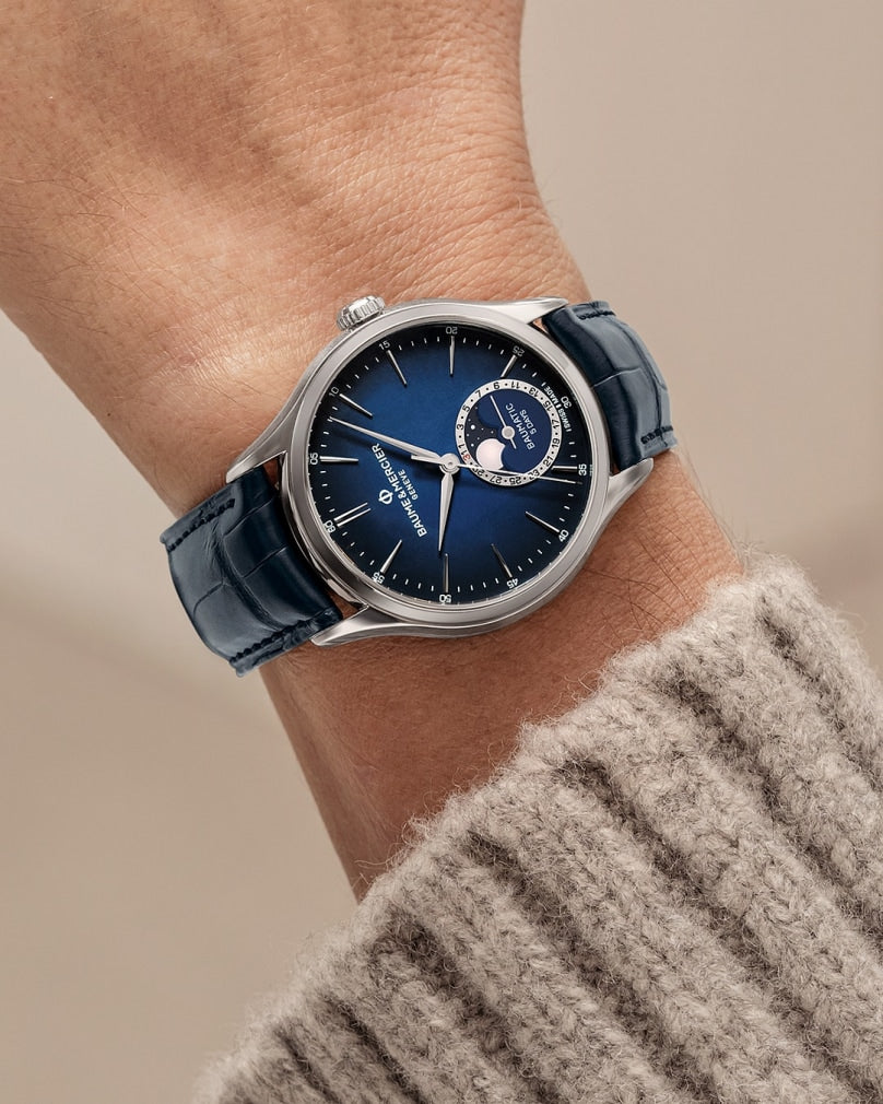 Baume & Mercier Clifton Blue Moon phase date 10756 - 39mm