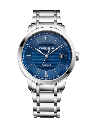 Baume & Mercier Classima 10880 -40mm Automatic Blue Dial on Bracelet