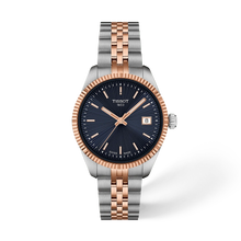 Load image into Gallery viewer, TISSOT BALLADE BLUE DIAL QUARTZ 34mm 2 TONES RG