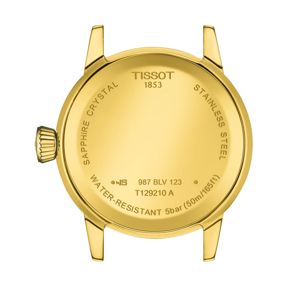TISSOT CLASSIC DREAM 28MM YG PVD QUARTZ IVORY DIAL