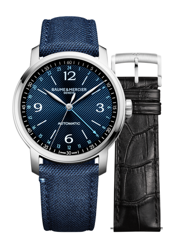 Baume & Mercier Classima Automatic Dual Time Blue 42mm 10734