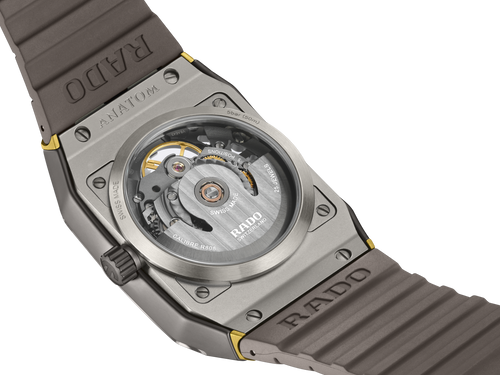 Rado Anatom Automatic Skeleton Plasma High-Tech Grey Ceramic on Rubber Strap