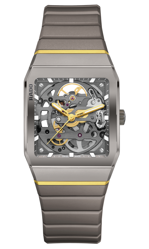 Rado Anatom Automatic Skeleton Plasma High-Tech Grey Ceramic on Rubber Strap