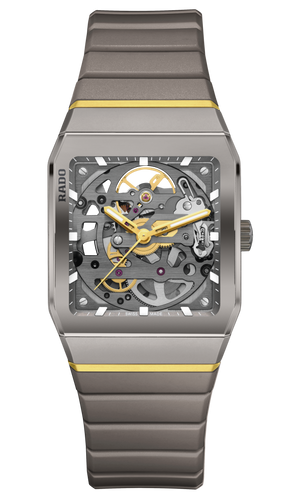 Rado Anatom Automatic Skeleton Plasma High-Tech Grey Ceramic on Rubber Strap