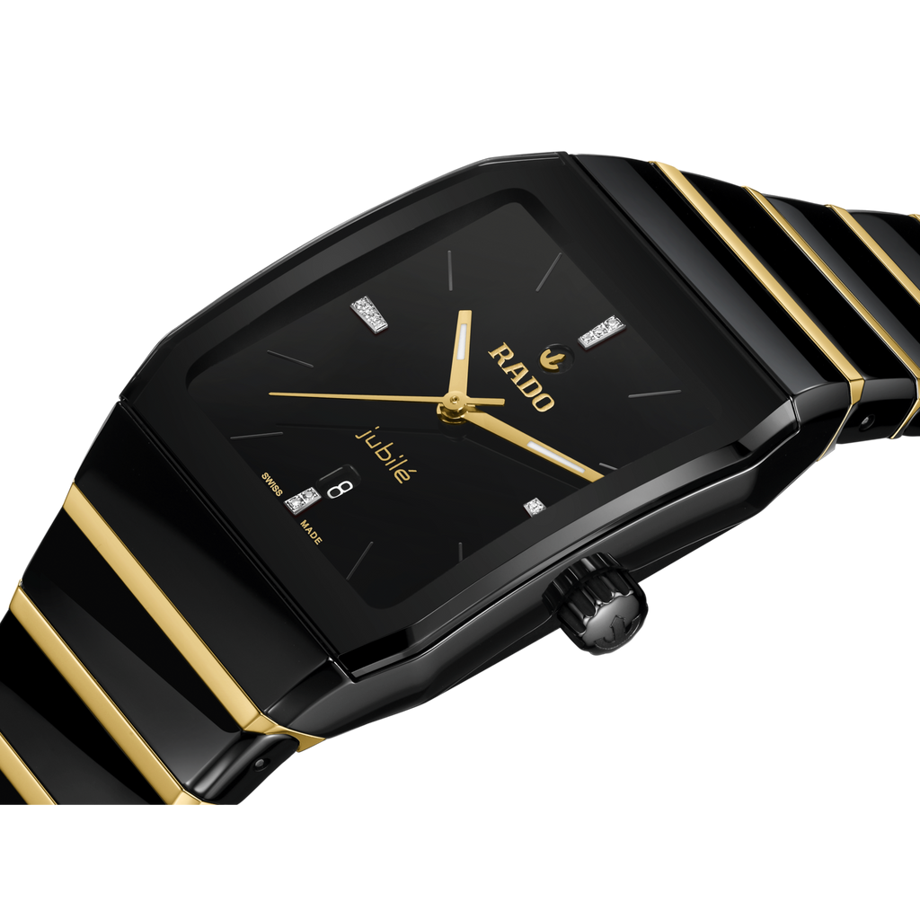 Rado Anatom Automatic Black High-Tech Ceramic, Stainless steel / PVD 27.5mm Diamond