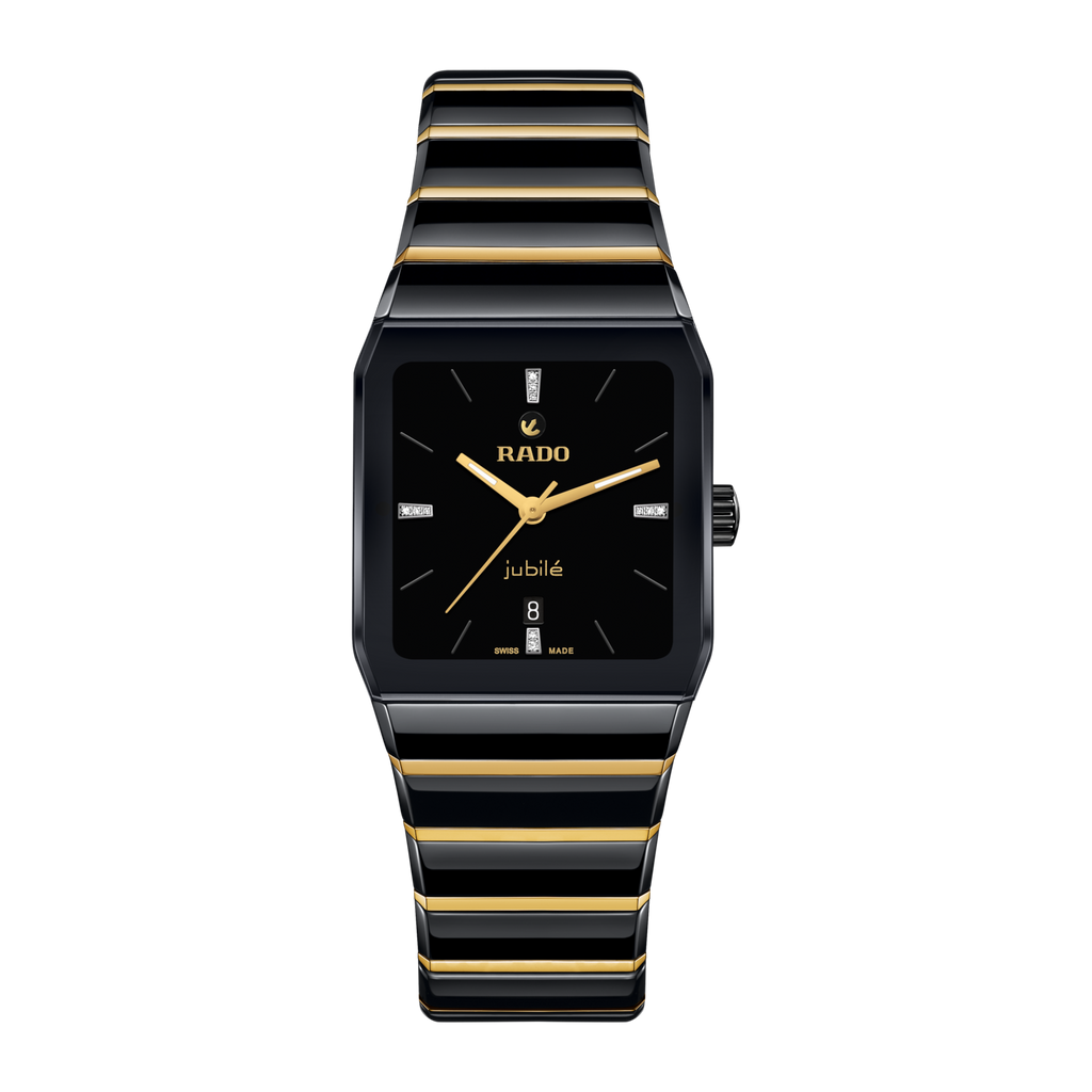 Rado Anatom Automatic Black High-Tech Ceramic, Stainless steel / PVD 27.5mm Diamond