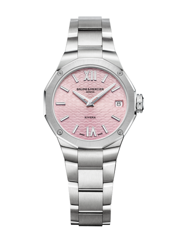 Baume & Mercier Riviera Pink 33mm Quartz 10812