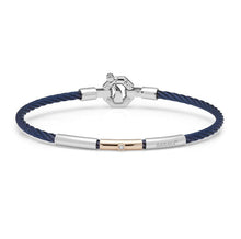 Load image into Gallery viewer, Baraka 316L Bracelet -Steel Blue PVD/ RG/ White Diamonds