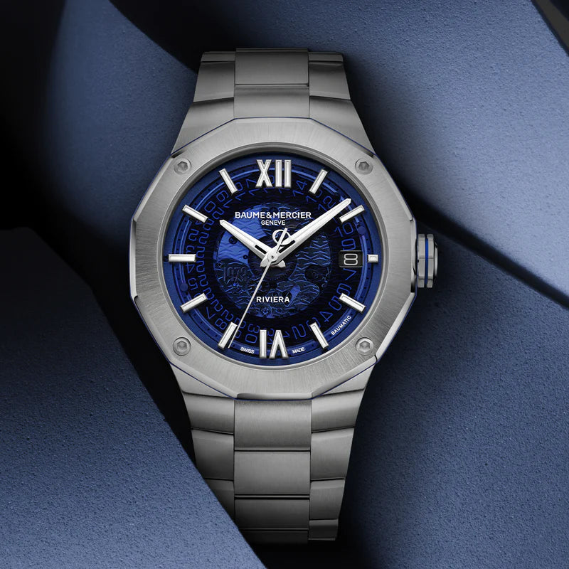 Baume & Mercier Riviera Baumatic Blue Auto 10749 Limited Edition