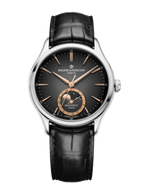 Load image into Gallery viewer, Baume &amp; Mercier Clifton Grey Moon phase date 10758 - 39mm