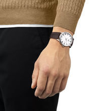 Load image into Gallery viewer, TISSOT CLASSIC DREAM WHITE DIAL QUARTZ WATCH ON LEATHER STRAP