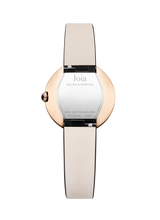 Load image into Gallery viewer, Joia de Baume &amp; Mercier 10849 -RG PVD 28mm quartz on Leather Strap