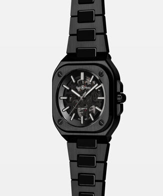 BELL & ROSS BR 05 SKELETON BLACK CERAMIC