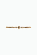 Load image into Gallery viewer, Fope Eka Yellow Gold Bracelet with a white diamond small