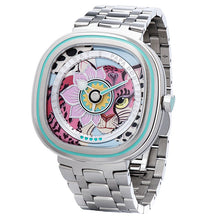Load image into Gallery viewer, SEVENFRIDAY Papa Don’t Preach Silver Leopard