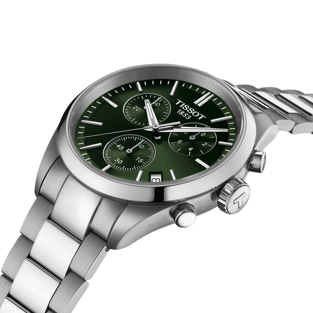 TISSOT PR 100 CHRONOGRAPH GREEN