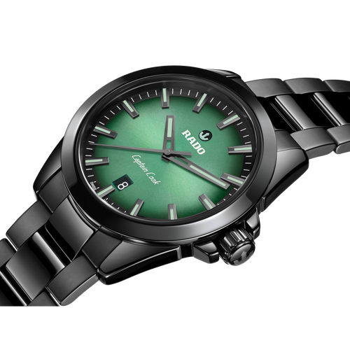 Rado Captain Cook Discover Automatic Green 40.7 mm High-Tech Ceramic