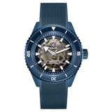 Rado Captain Cook High-Tech Blue Ceramic Skeleton on Rubber