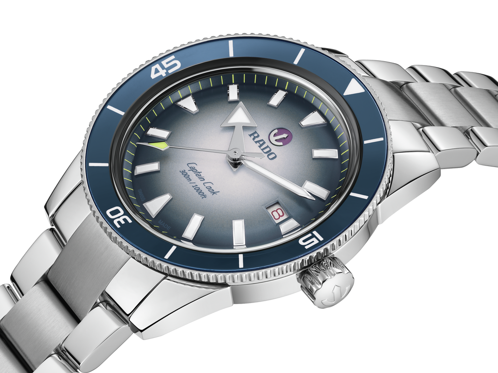 Rado Captain Cook Automatic Blue with extra straps