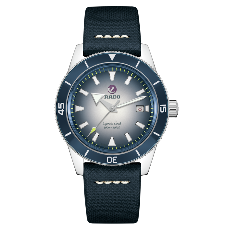 Rado Captain Cook Automatic Blue with extra straps