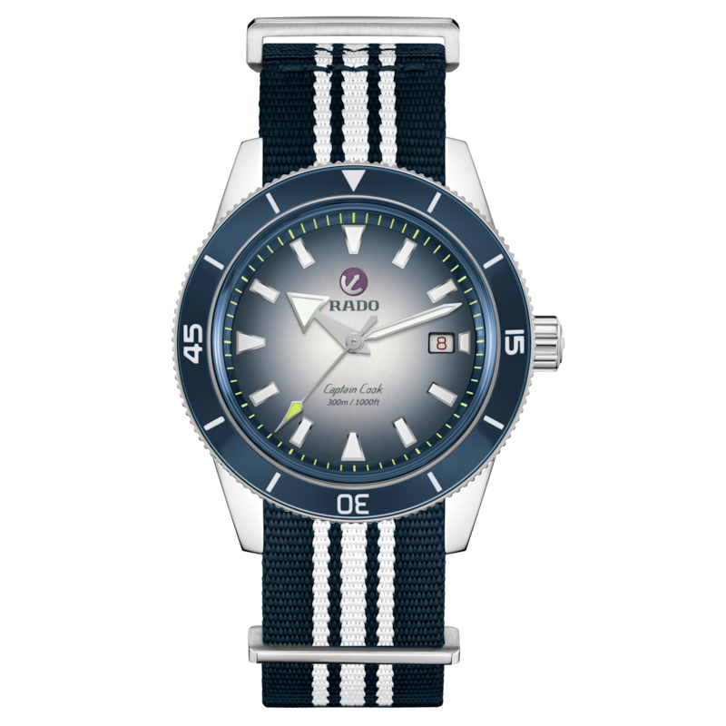 Rado Captain Cook Automatic Blue with extra straps