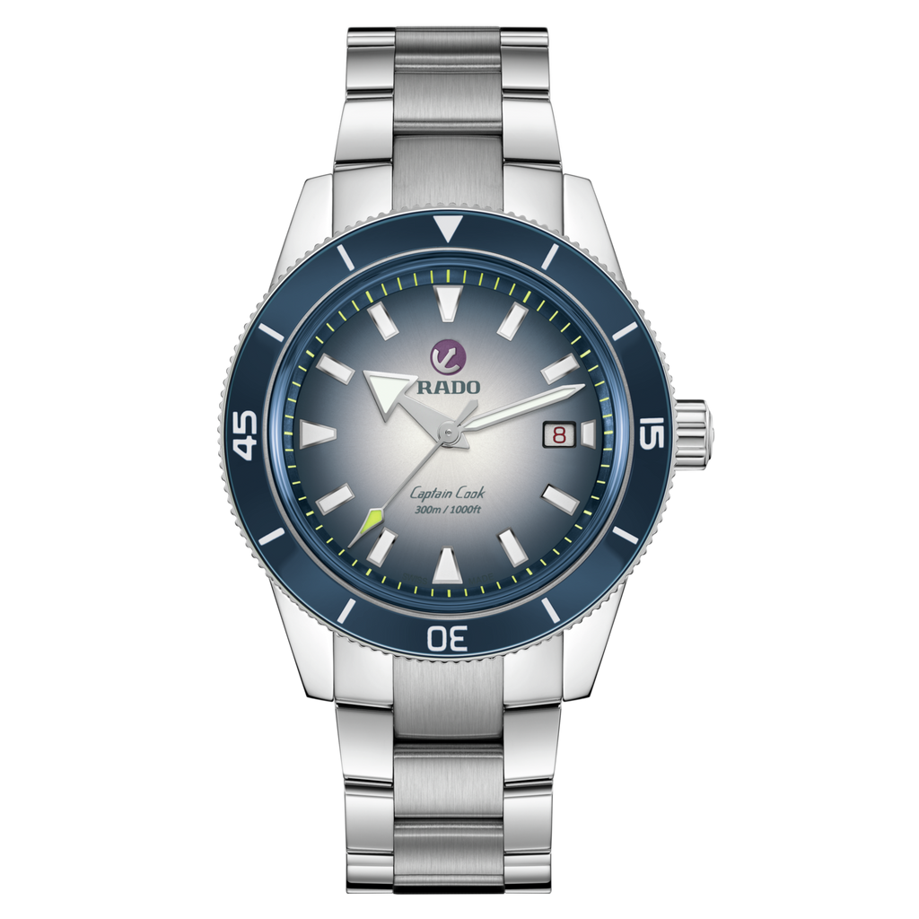 Rado Captain Cook Automatic Blue with extra straps