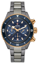 Load image into Gallery viewer, Rado Captain Cook High-Tech Ceramic Automatic Chronograph -Blue Dial