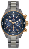 Rado Captain Cook High-Tech Ceramic Automatic Chronograph -Blue Dial