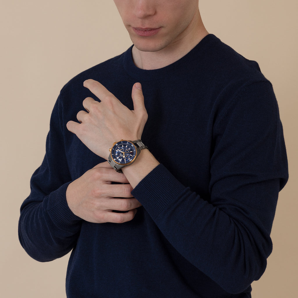 Rado Captain Cook High-Tech Ceramic Automatic Chronograph -Blue Dial