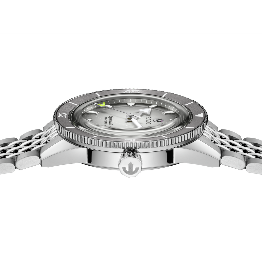 Rado Captain Cook X Tennis Limited Edition Grey 39mm on Bracelet -extra nato straps