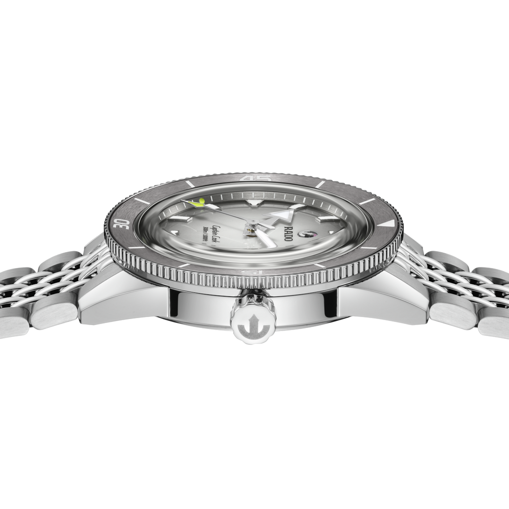 Rado Captain Cook X Tennis Limited Edition Grey 39mm on Bracelet -extra nato straps