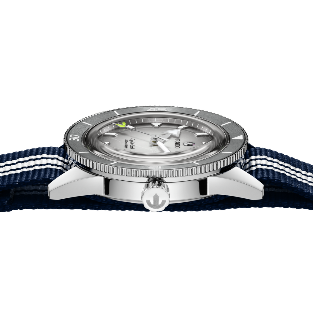 Rado Captain Cook X Tennis Limited Edition Grey 39mm on Bracelet -extra nato straps