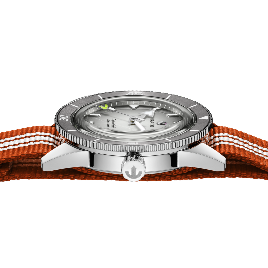Rado Captain Cook X Tennis Limited Edition Grey 39mm on Bracelet -extra nato straps