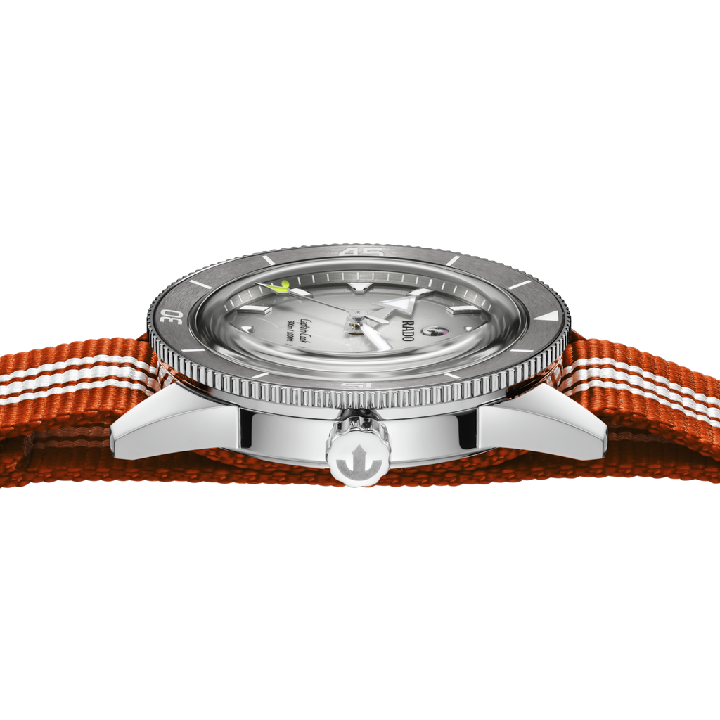 Rado Captain Cook X Tennis Limited Edition Grey 39mm on Bracelet -extra nato straps