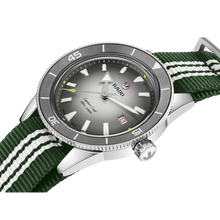 Load image into Gallery viewer, Rado Captain Cook X Tennis Limited Edition Grey 39mm on Bracelet -extra nato straps
