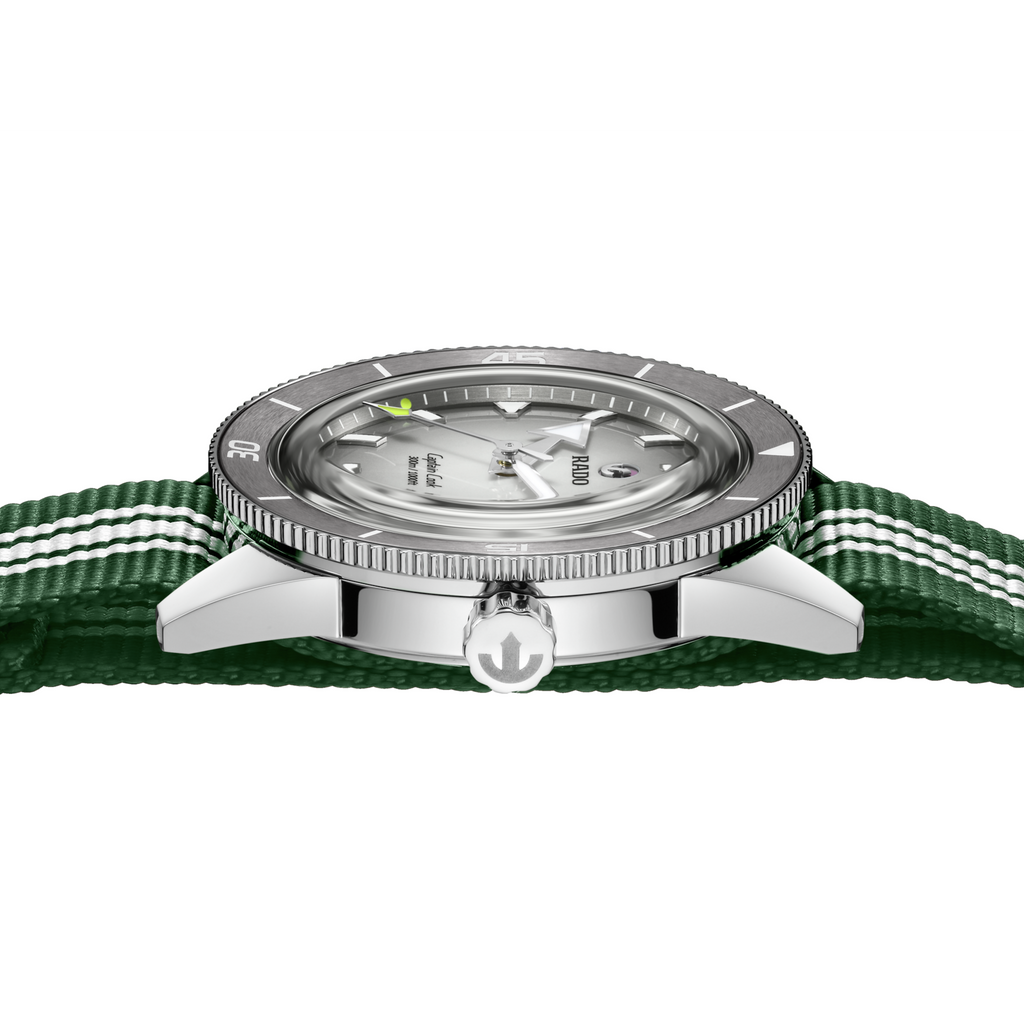 Rado Captain Cook X Tennis Limited Edition Grey 39mm on Bracelet -extra nato straps