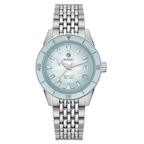 Rado Captain Cook Automatic Ice Blue 39mm on Bracelet