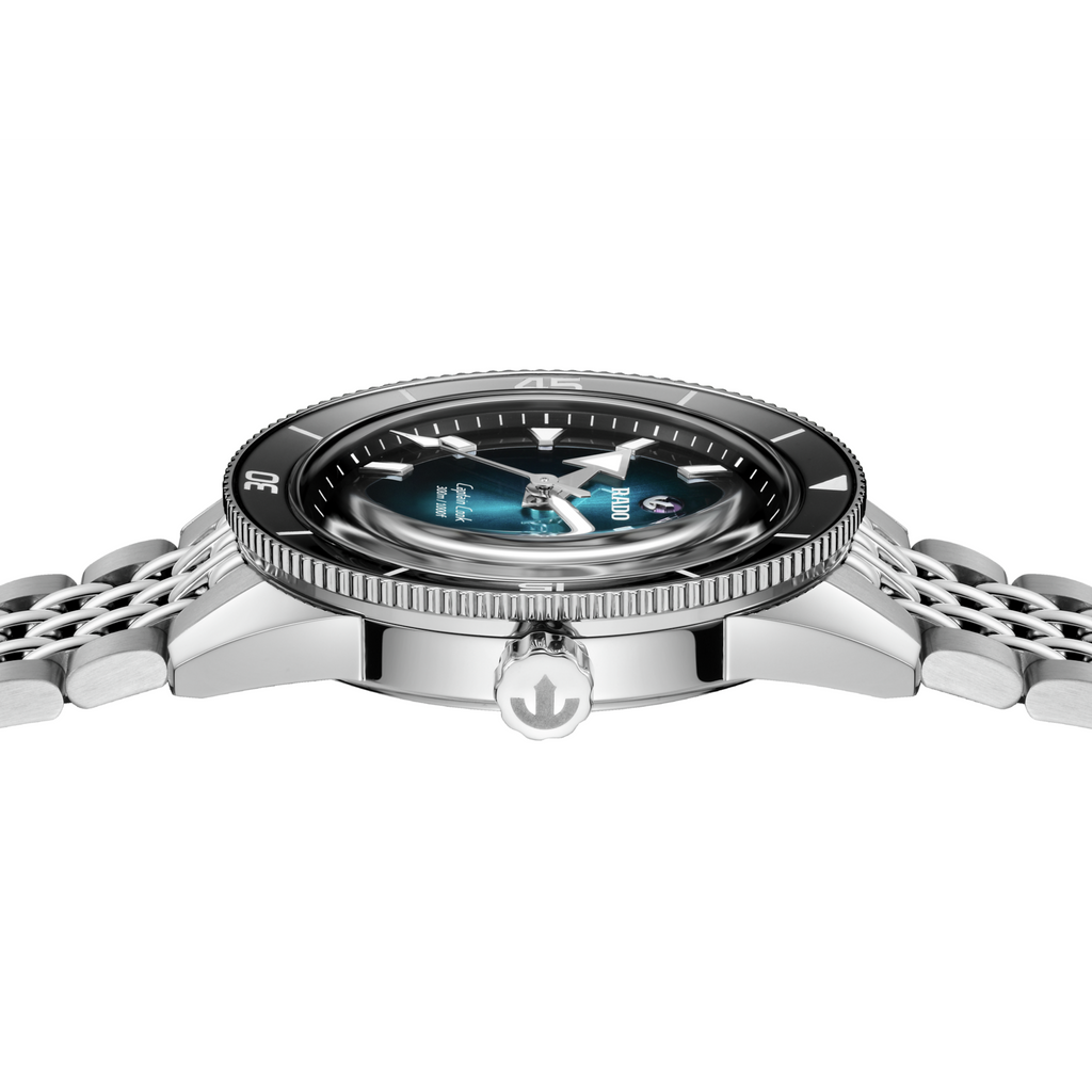 Rado Captain Cook Automatic turquoise 39mm on Bracelet