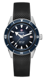 Rado Captain Cook Automatic Blue 39mm on Rubber Strap