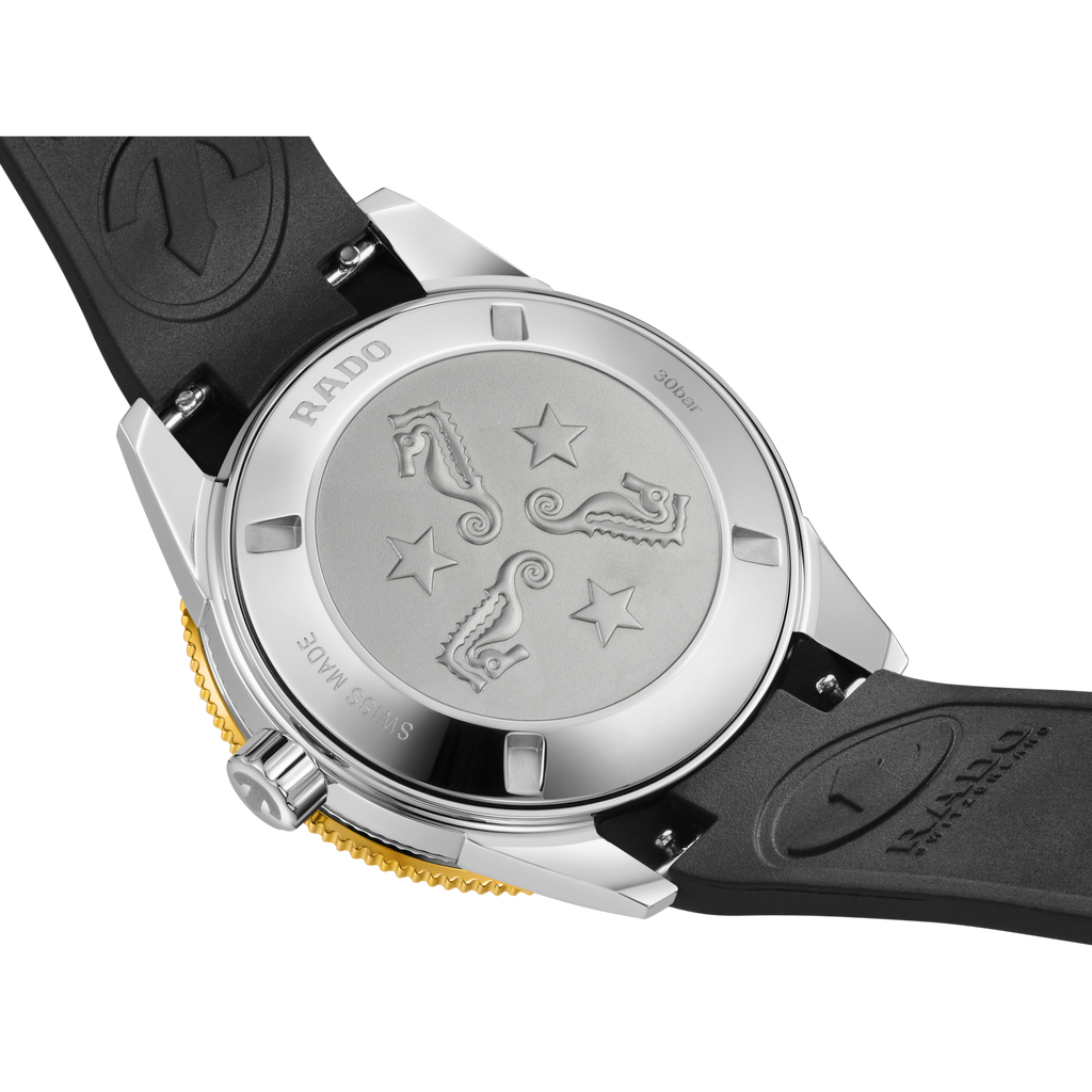 Rado Captain Cook Automatic Gold Dial 39mm on Bracelet with 1 complimentary rubber strap